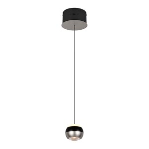 Čierne/v striebornej farbe LED závesné svietidlo ø 15,5 cm Orbit – Trio Select