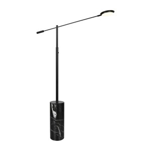 Čierna LED stojacia lampa (výška  145 cm) Fiore – Trio Select