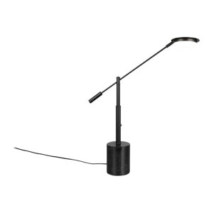 Čierna LED stolová lampa (výška  65 cm) Fiore – Trio Select