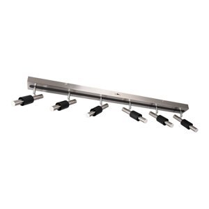 Čierne/v striebornej farbe LED bodové svietidlo 20,5x120 cm Ikaris – Trio Select