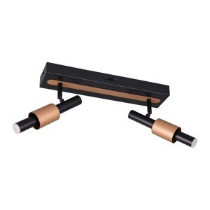 Čierne/v bronzovej farbe LED bodové svietidlo 20,5x42 cm Ikaris – Trio Select