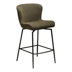 Khaki čalúnená barová stolička (výška sedadla 67,5 cm) Glam – DAN-FORM Denmark
