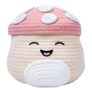 Béžový látkový detský kôš na hračky ø 23x22 cm Fizz Malcolm – SQUISHMALLOWS