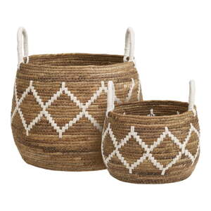 Košíky v súprave 2 ks z prútia ø 41x32 cm Altea – House Nordic