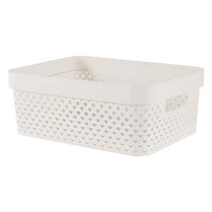 Béžový plastový úložný box 36x27x14 cm Pure – Curver